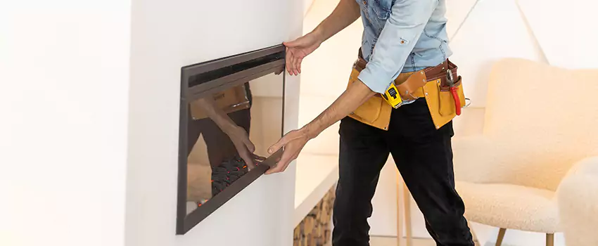 Metal Fireplace Installation in North Decatur, Georgia