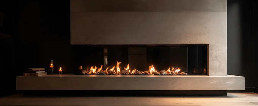Gas Fireplace Ember Bed Design Services in North Decatur, Georgia