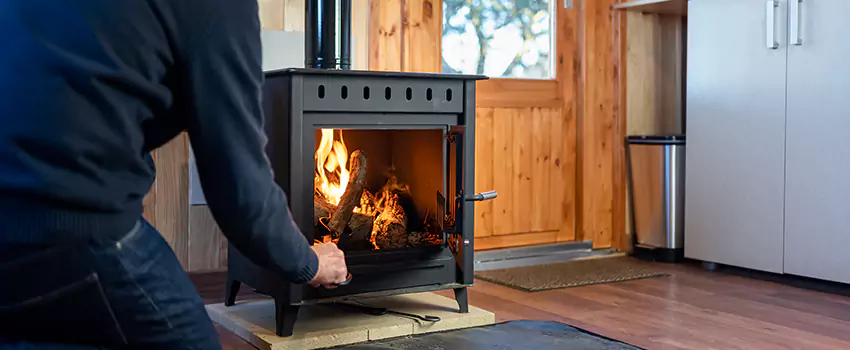 Open Hearth Wood Fireplace Installation in North Decatur, GA