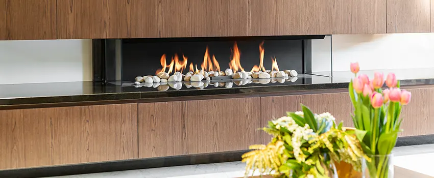 Double-height Fireplace Design Refurbishment in North Decatur, Georgia