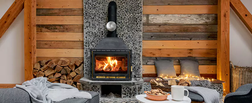 Thelin Hearth Products Direct Vent Gas Stove Fireplace Inspection in North Decatur, Georgia